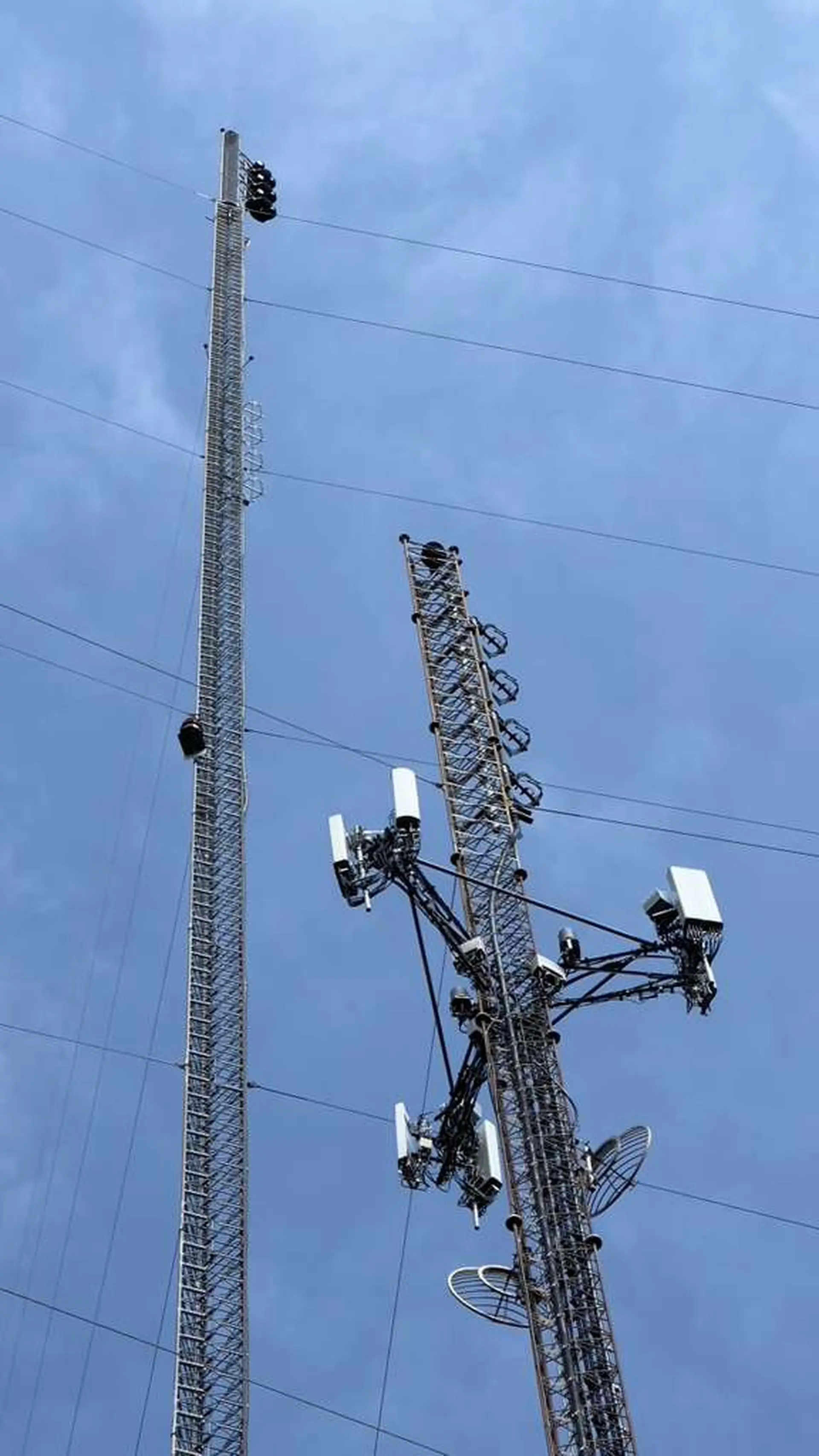 Tower structure close-up